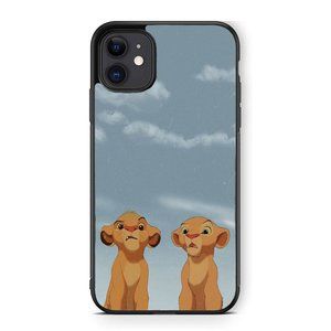 Cute Lion King Baby Simba Nala Disney Characters iPhone Case